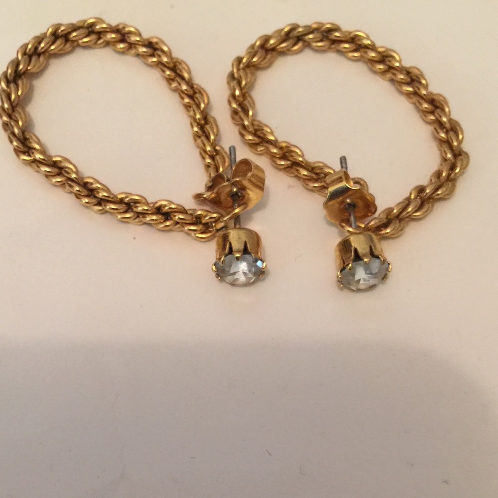 Gold plated earrings